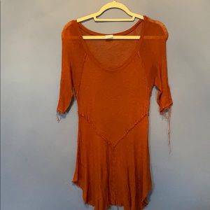 Free people orange top